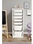 %100 Mdf - Xl Mono 7 Sepetli Oyuncak Dolabı (XLARGEMONO7SEPET-2B-5O-BEYAZ) 1