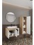 Gül Beyaz 70 cm Banyo Dolabı Ayna Lavabo Boy Dolabı 3