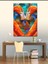 Kanvas Tablo Kalp Şeklindeki Leylekler 70X100 cm 2