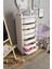 %100 Mdf - Medium Mono 7 Sepetli Oyuncak Dolabı (MEDIUMMONO7SEPET-7O-BEYAZ) 4