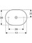 Variform 500.774.01.2 Çanak Lavabo, Oval, Beyaz 55 cm 2