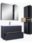 Home Madrid 65 cm Mdf Banyo Dolabı Seti ve Boy Dolabı Antrasit Atlantik Çam 2