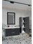 Erguvan Ant Demonte 100 cm Banyo Dolabı Ayna Lavabo Boy Dolabı 5