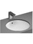 Metropole Tezgahaltı Lavabo 5940B003-1082 Yuvarlak - Kompakt - 45X45 cm - Armatür Deliksiz - Su Taşma Delikli - Beyaz 6