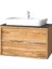 Turkuaz Duru Etajerli Lavabo 60*40CM - Matia 80 Alt Modül 1