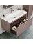 Clay 100 cm Toprak Banyo Dolabı Alt Modül ve Lavabo 1
