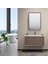 Clay 100 cm Toprak Banyo Dolabı Alt Modül ve Lavabo 2