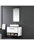 Knidos 90 cm Beyaz Banyo Dolabı Takımı 1