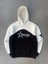 Parçalı Nakış Işlemelı Kapşonlu Sweatshirt - Beyaz 1