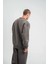 Uzun Kol Bisiklet Yaka Basic Sweatshirt - Füme 2