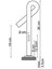 Yüksek Lavabo Bataryasi Mat Si̇yah FK-6125 2