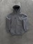 Kapşonlu Üç Iplik Penye Basic Sweatshirt - Boyalı Gri 2