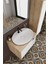 Lale Beyaz 70 cm Set %100 Mdf Lavabolu Banyo Dolabı + Aynalı Dolap + Boy Dolabı 2