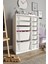 %100 Mdf - Medium Duo 12 Sepetli Oyuncak Dolabı (MEDIUMDUO12SEPET-2B-3O-7K-BEYAZ) 3
