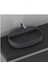 Infinity Batarya Delikli Tezgah Üstü Lavabo 60 cm Antrasit Extra 10NF65060 1