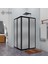 Si̇yah Kare Plasti̇k Mi̇ka Duşakabi̇n 100X100 H:180 100X100 cm 1