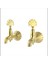 Kurna Musluğu Gold Hamam Muslukları Hamam Tası Dahil Set Altın Kurna Bataryası 2