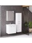 Denko Terra 60 cm Mdf Beyaz Banyo Dolabı Takımı ve Boy Dolabı 1