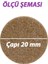 Yapışkanlı Yuvarlak Keçe Masa Sandalye Parke Zemin Ayak Koruyucu Kaydırmaz 20 mm Keçesi (50'li̇ Paket) 2