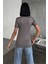 Özel Rahat ve Şık Kısa Kollu Bisiklet Yaka Likralı Viskon Penye Body Füme Fırsat!!! 4