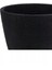 Yivli Antrasit Plastik Saksı Çap 39 cm Yükseklik 42 cm 2