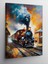 Kanvas Tablo Buharlı Tren 70X100 cm 1