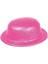 Pembe Renk Simli Melon Yuvarlak Parti Şapkası 24x26 cm 1
