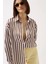 Çizgili Saten Gömlek 4
