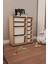 Zen Sonomo 10 Sepetli Çok Amaçlı Oyuncak Dolabı Beyaz 2D2K6U 1