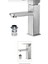 Inox Lavabo Bataryası Inox Lavabo Musluk Kare Inox Lavabo Bataryası 2