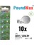 Ag1 (LR621, LR60, 364) 1.5V - Poundmax Alkalin Düğme Piller | 1x 10'lu Paket 3