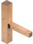 14 x 14 cm Ahşap Direkler Için Soflex Braketi 8 Parça 2