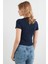 Basic Yanları Stoperli Crop Tişört 2