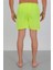 Akbeniz Erkek Fermuarlı Cepli Deniz Şortu Neon Yeşil 6