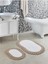 2'li Takım - Özel Dokuma -El Örgüsü - Banyo Paspası - Premium Pamuk - 60X90 + 40X60 2