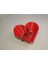 Kalp Şekli Takı ve Küpe Standı, Organizer, Kırmızı Renk 1