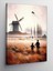 Kanvas Tablo Retro Uçurtma Uçuran Çocuklar 70X100 cm 1