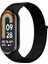 Xiaomi Mi Band 8 Ile Uyumlu Hafif ve Bileği Rahatsız Etmeyen Bilek Ölçüsüne Göre Ayarlanabilen Cırt Cırtlı Tasarım Kaliteli Hasır Örme Kumaş Kordon 1