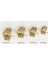 Silindir Masa Menteşesi Pirinç 12MM (2 Adet) 3