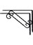 Ferforje Raf Altı Metal L Ayak - 20X15 cm 2 Adet 1