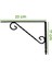 Ferforje Raf Altı Metal L Ayak - 23X17 cm 2 Adet 5