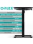O-Flex Tek Motorlu Elektrikli Yükseklik Ayarlı Masa - 180X80 - Siyah 3