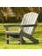 Ahşap Bahçe Sandalye Gri Adirondack 2