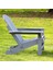 Ahşap Bahçe Sandalye Gri Adirondack 5