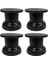 5 cm Çap 42 mm Ayarlı Metal Dolap Vestiyer Komidin Baza Ayağı Siyah 4 Adet 1