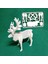 Ren Geyiği Noel Kartı Kiti 3D Baskı (Sadece Plastik Aparattır!!!) 3D 1
