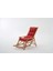 Most Sunbed Şezlong Su Bazlı %100 Ağaç Outdoor Kırmızı Kumaş Silikon Dolgu (Evinize Teslim) Kırmızı 1