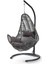 Zen Swing Salıncak, Gri Rattan Gri Kumaş 1
