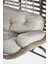 Capri Cunda Rattan Bahçe Balkon Salıncak Gri̇ 3