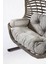 Capri Cunda Rattan Bahçe Balkon Salıncak Gri̇ 6